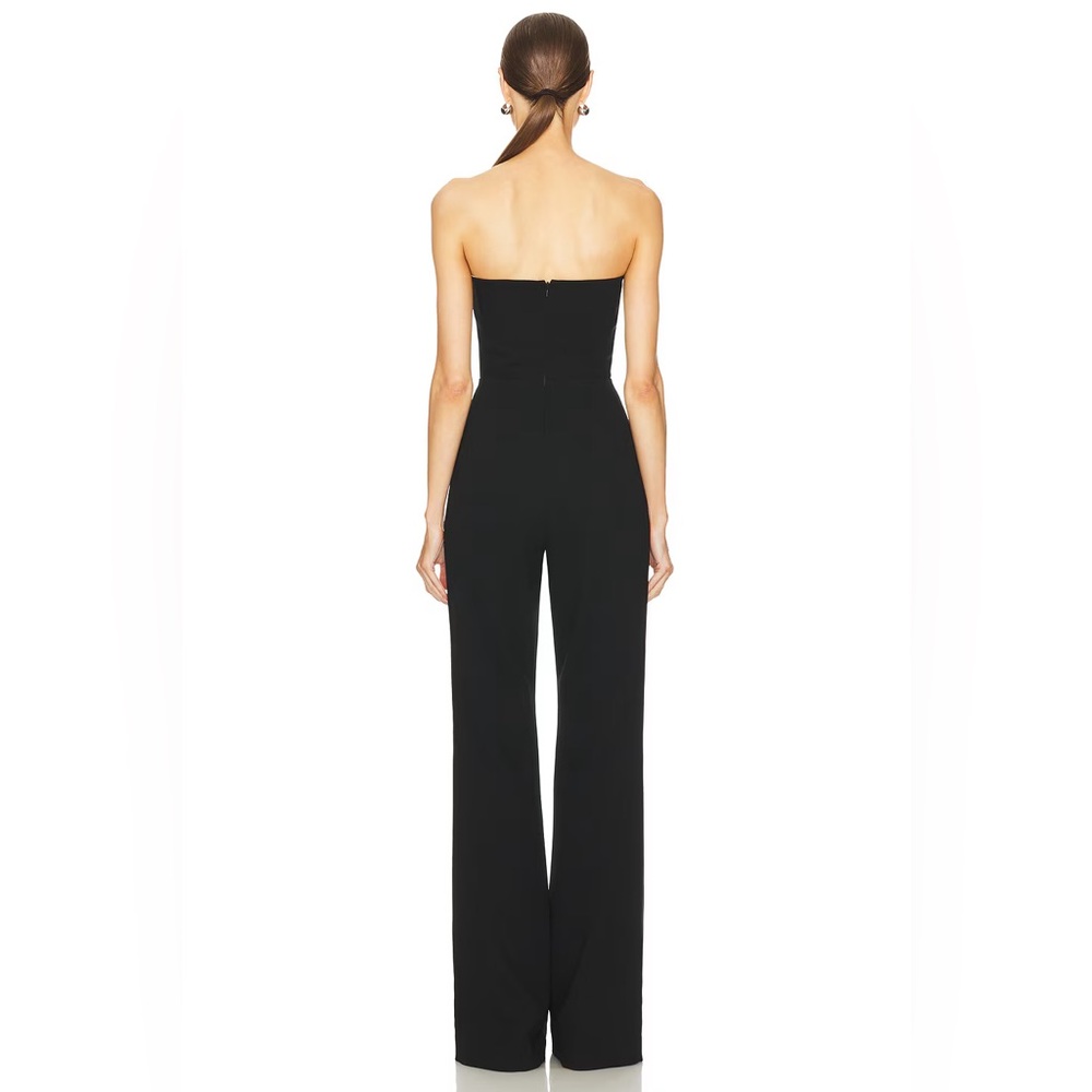 Sau Lee Imogen Jumpsuit in Black NWT Size 4 - Picture 4 of 10